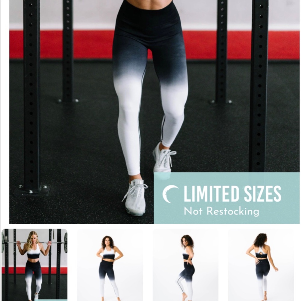 NWTB ombré leggings sz small